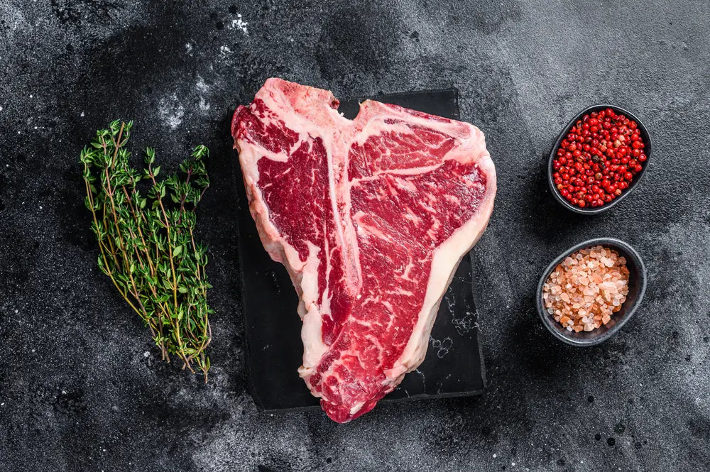 18-22oz Grass Fed T-Bone Steak