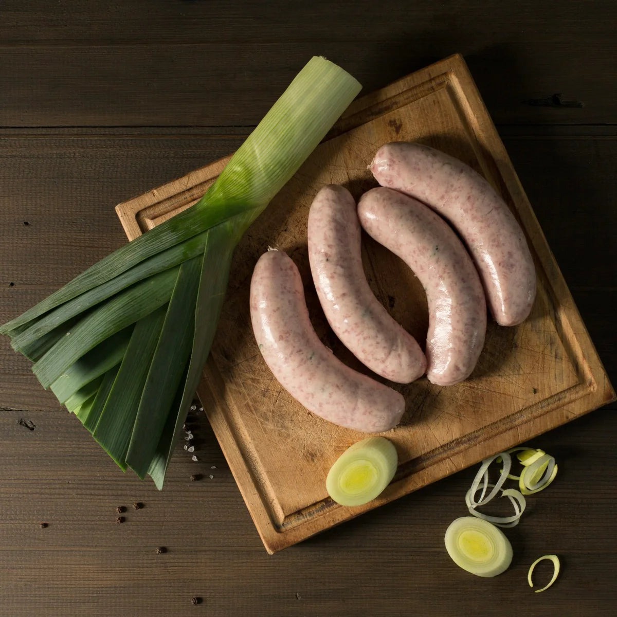Pork and Leek Sausages